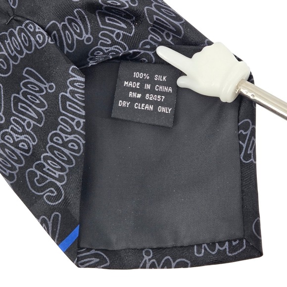 Vintage 1998 Cartoon Network Scooby Doo 100% Silk Necktie Men's Novelty 55" - Picture 5 of 6